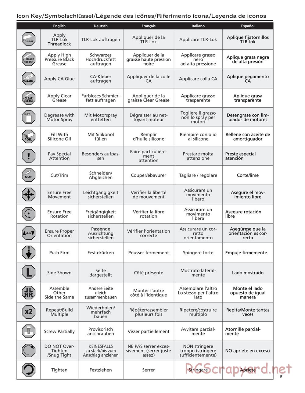 Team Losi - Ten-SCTE 2.0 - Manual - Page 9