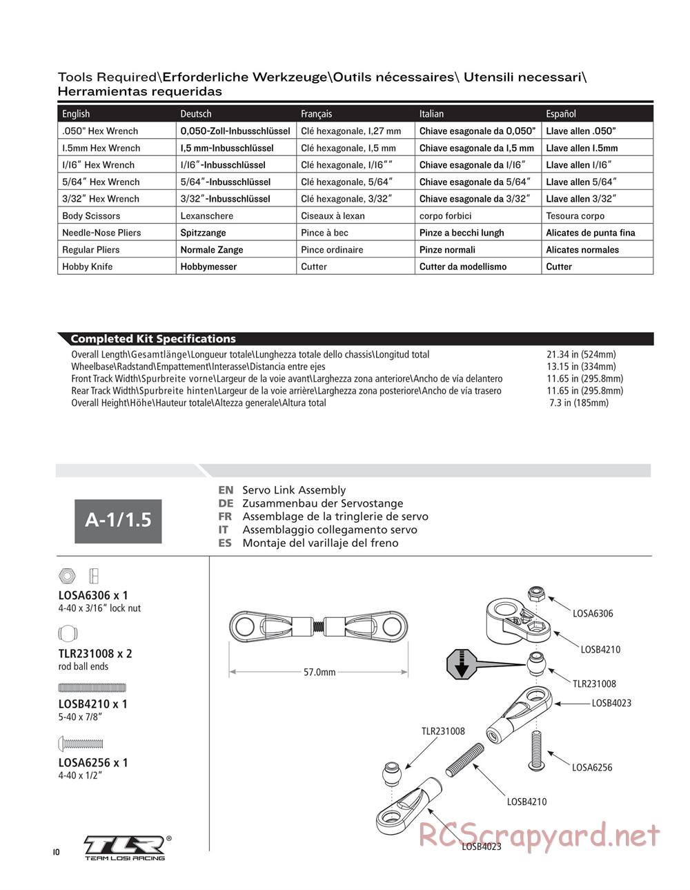 Team Losi - Ten-SCTE 2.0 - Manual - Page 10