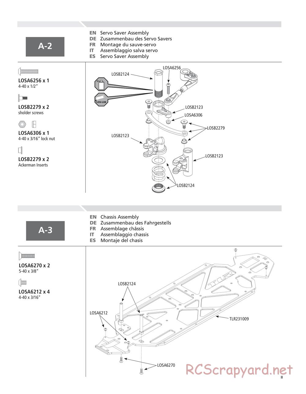 Team Losi - Ten-SCTE 2.0 - Manual - Page 11