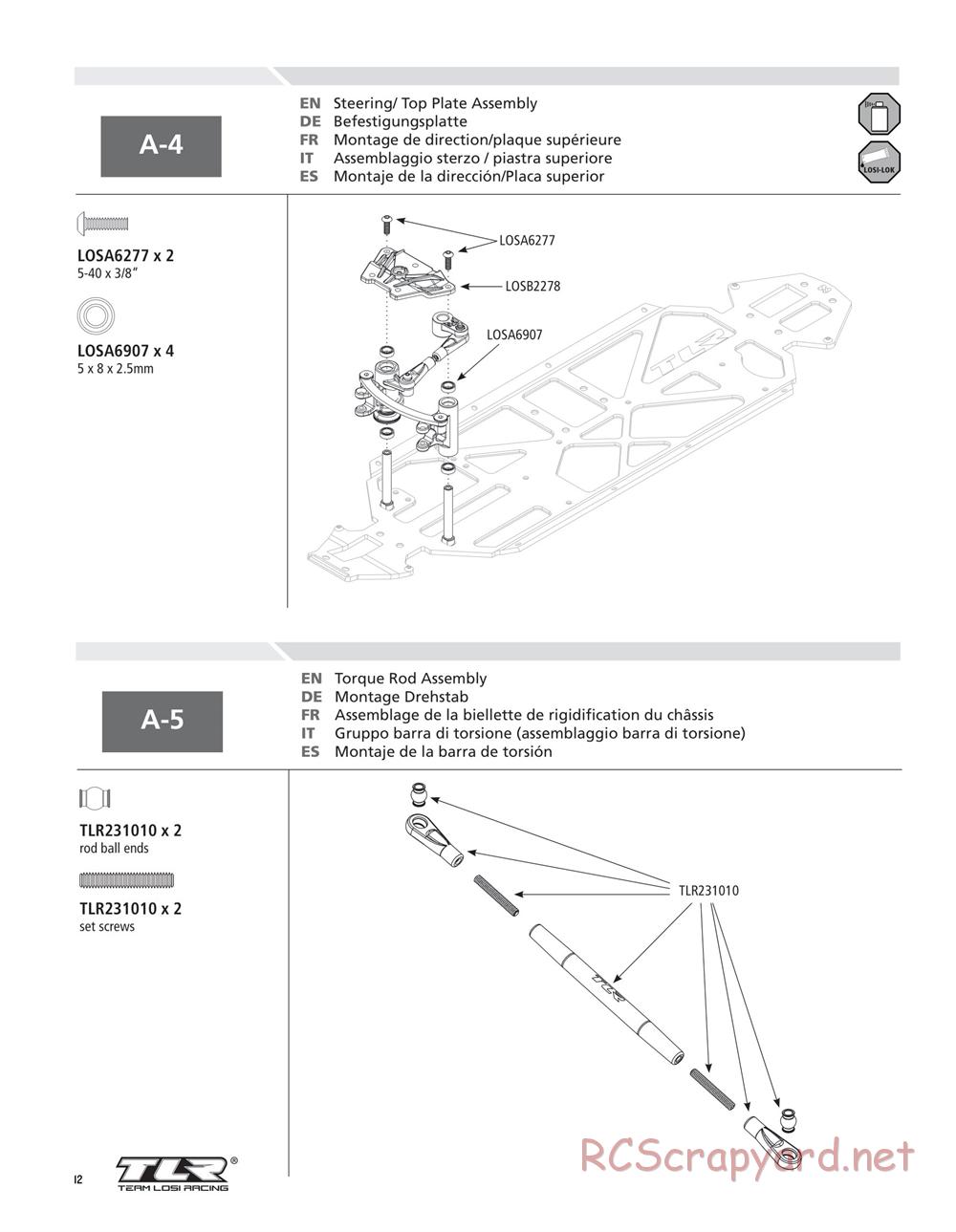 Team Losi - Ten-SCTE 2.0 - Manual - Page 12