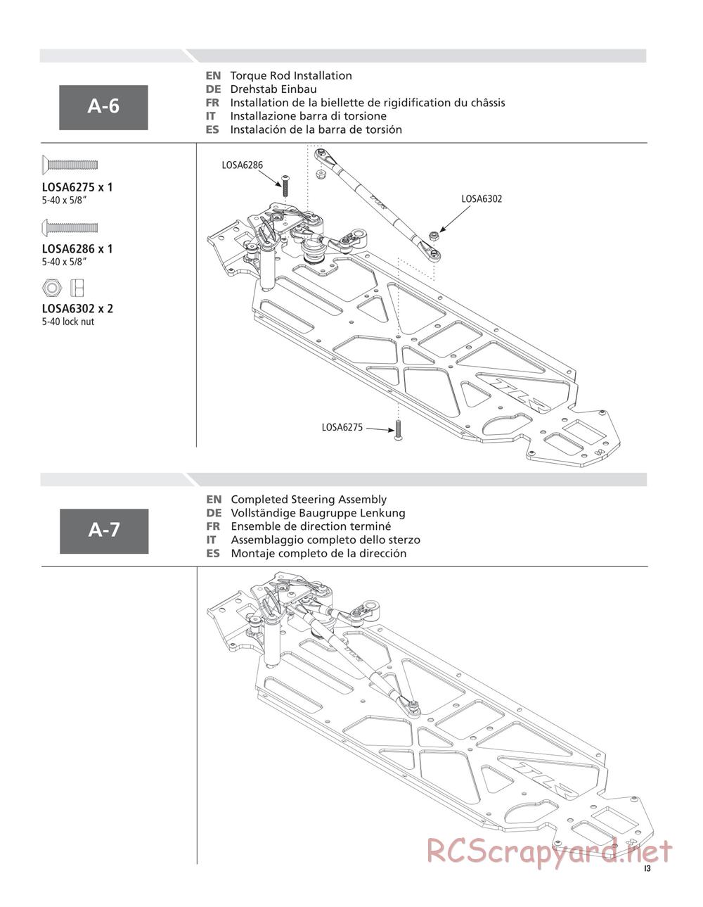 Team Losi - Ten-SCTE 2.0 - Manual - Page 13