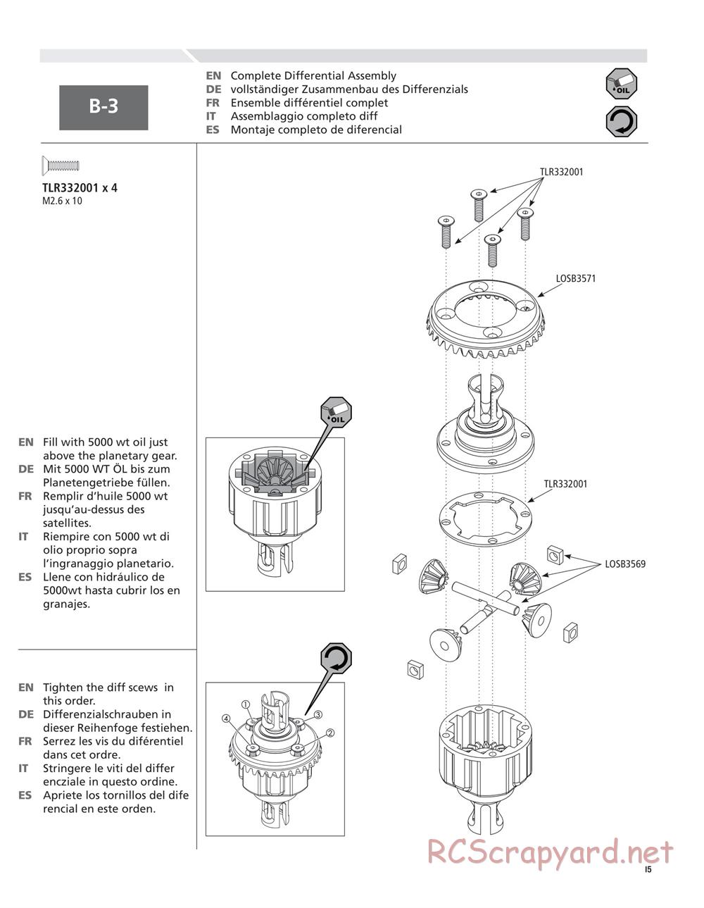 Team Losi - Ten-SCTE 2.0 - Manual - Page 15