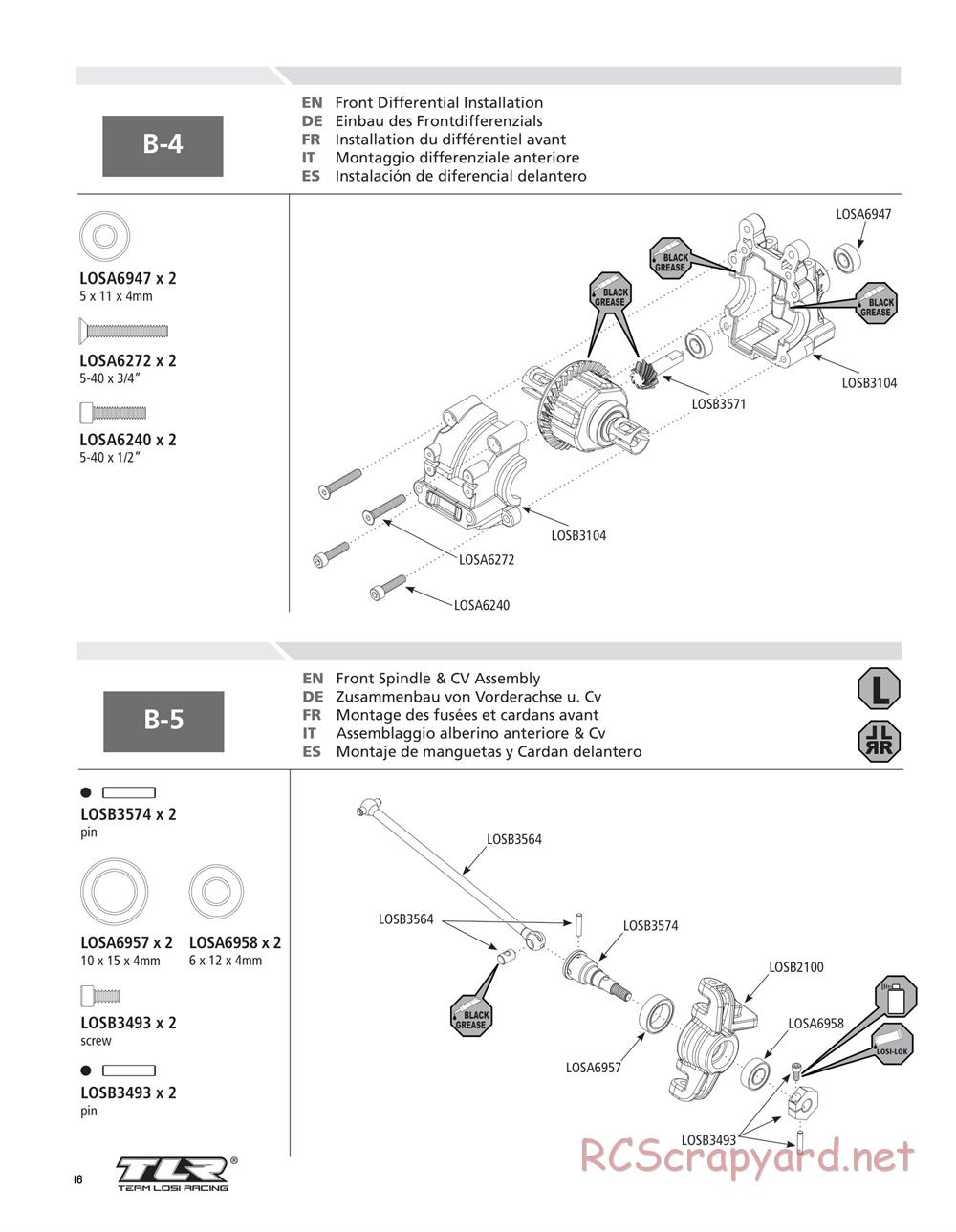 Team Losi - Ten-SCTE 2.0 - Manual - Page 16