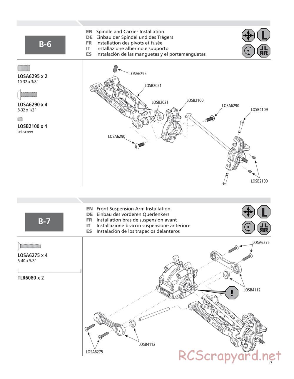 Team Losi - Ten-SCTE 2.0 - Manual - Page 17