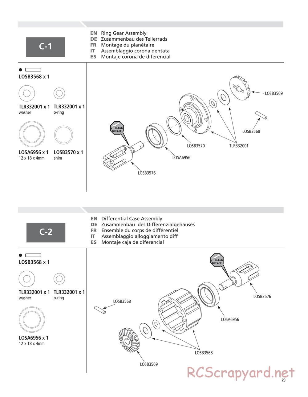 Team Losi - Ten-SCTE 2.0 - Manual - Page 23