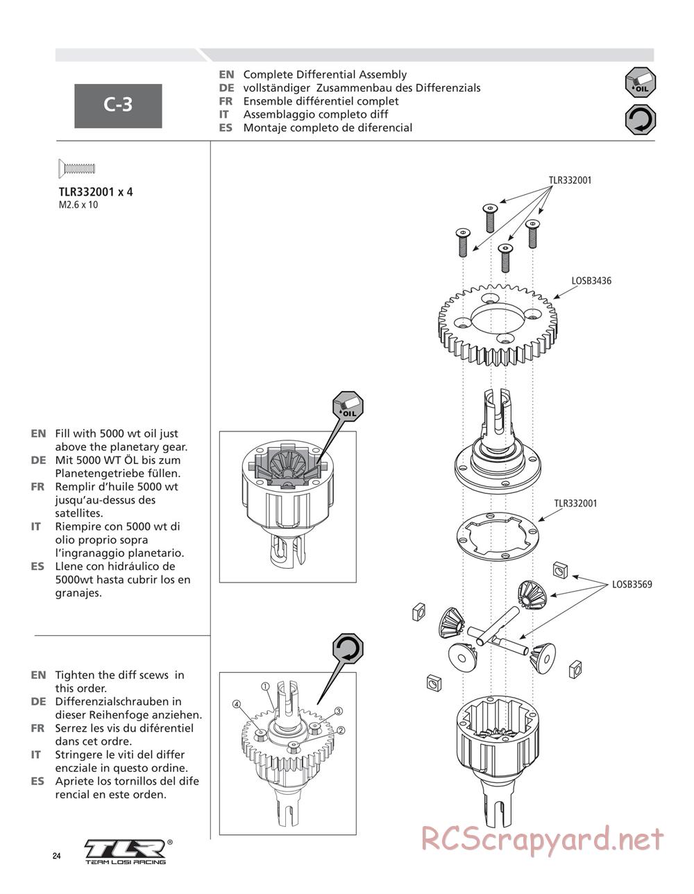 Team Losi - Ten-SCTE 2.0 - Manual - Page 24