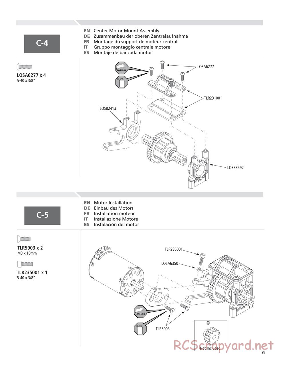 Team Losi - Ten-SCTE 2.0 - Manual - Page 25