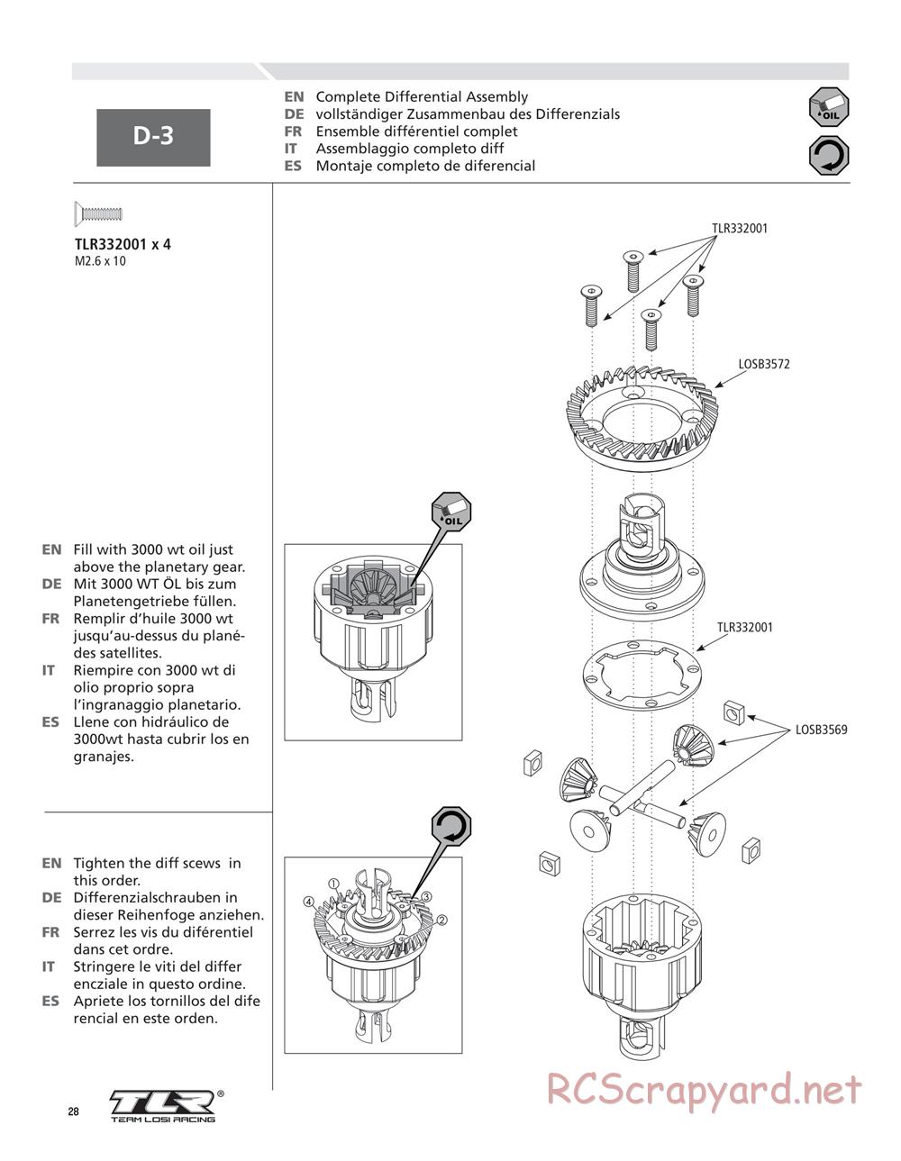 Team Losi - Ten-SCTE 2.0 - Manual - Page 28