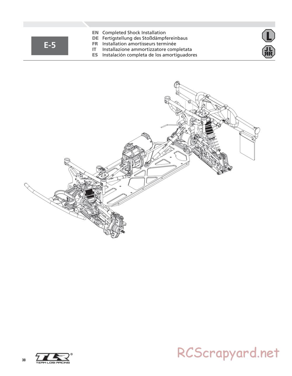 Team Losi - Ten-SCTE 2.0 - Manual - Page 38