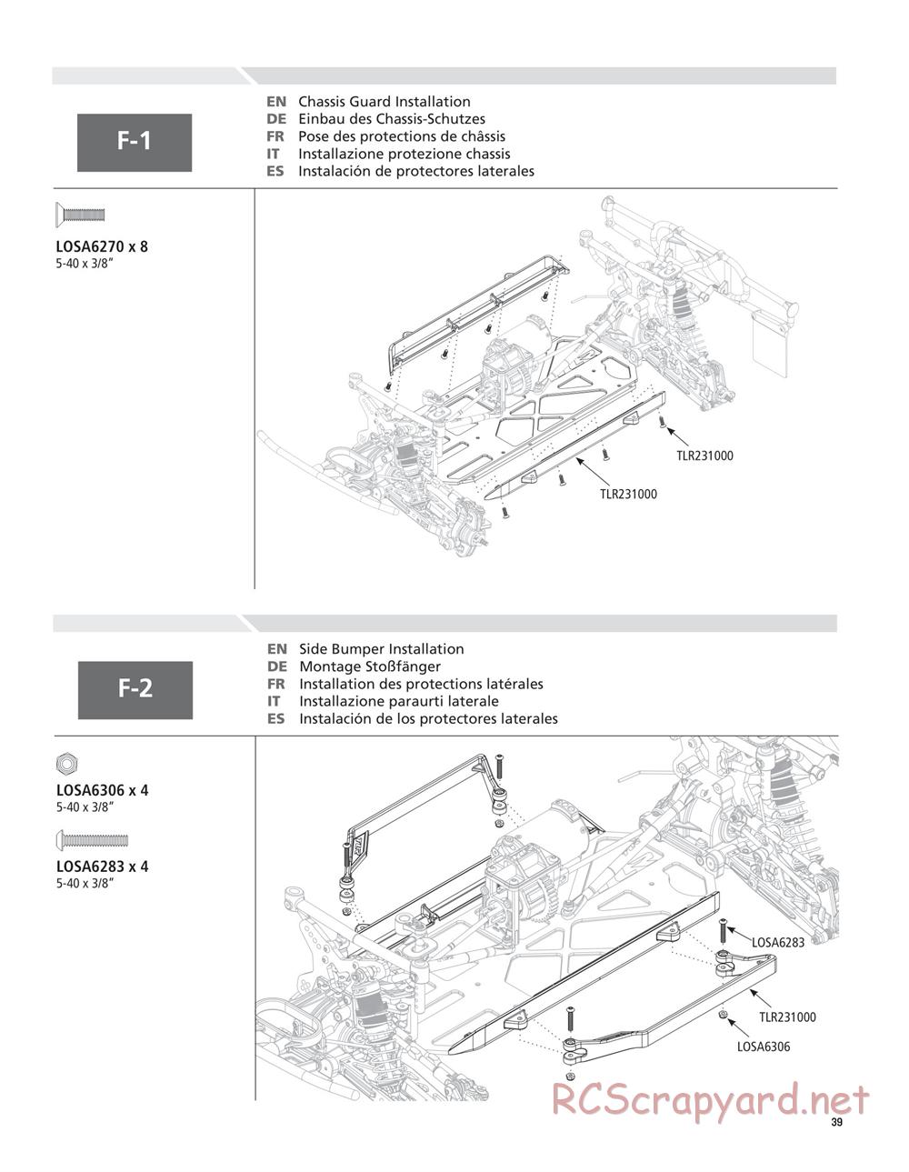 Team Losi - Ten-SCTE 2.0 - Manual - Page 39