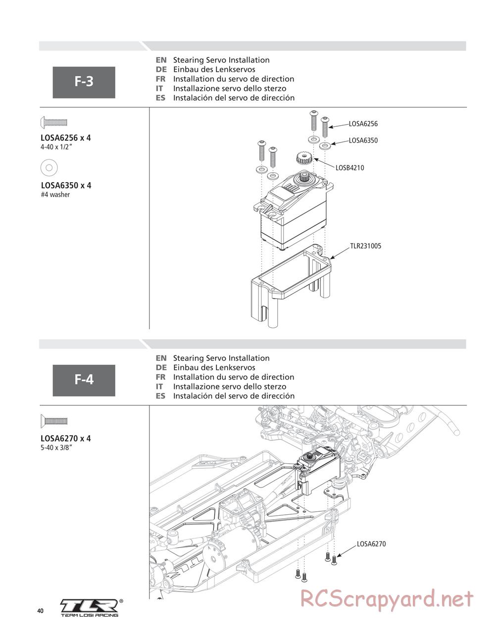 Team Losi - Ten-SCTE 2.0 - Manual - Page 40