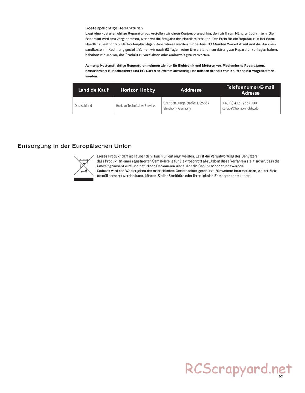 Team Losi - Ten-SCTE 2.0 - Manual - Page 53