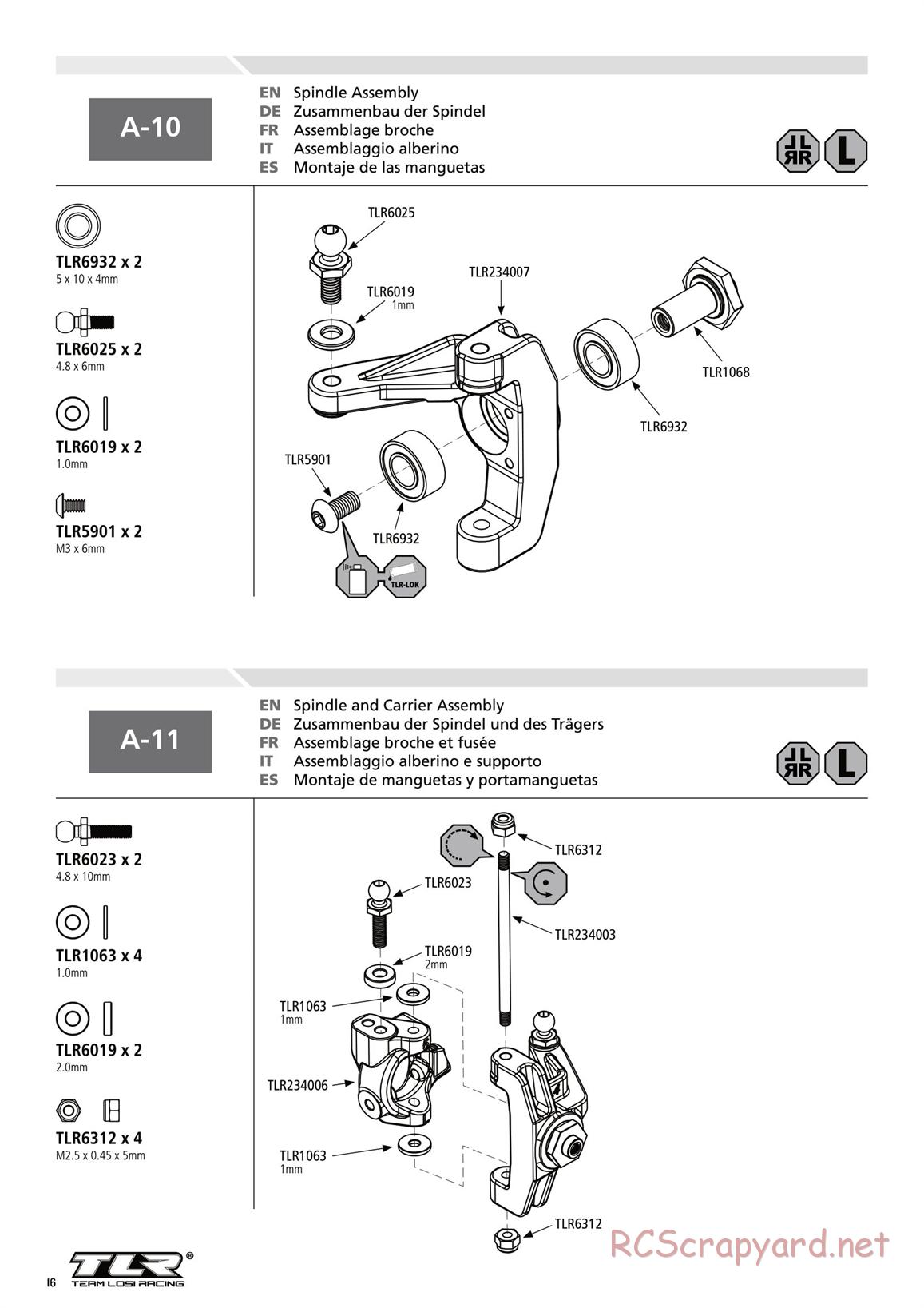 Team Losi - TLR 22 2.0 - Manual - Page 16