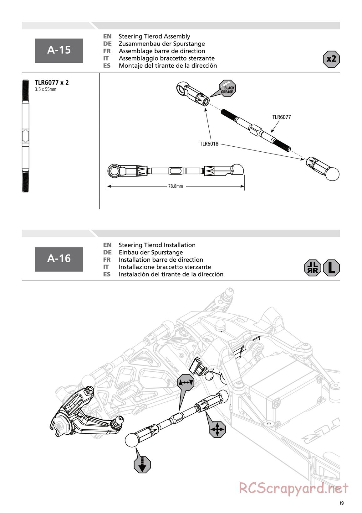 Team Losi - TLR 22 2.0 - Manual - Page 19