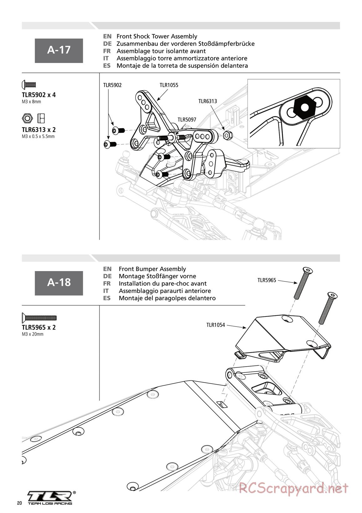 Team Losi - TLR 22 2.0 - Manual - Page 20