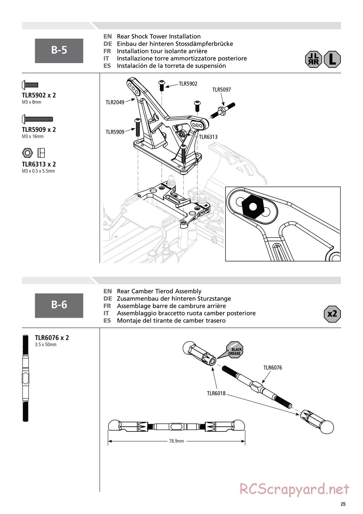 Team Losi - TLR 22 2.0 - Manual - Page 25