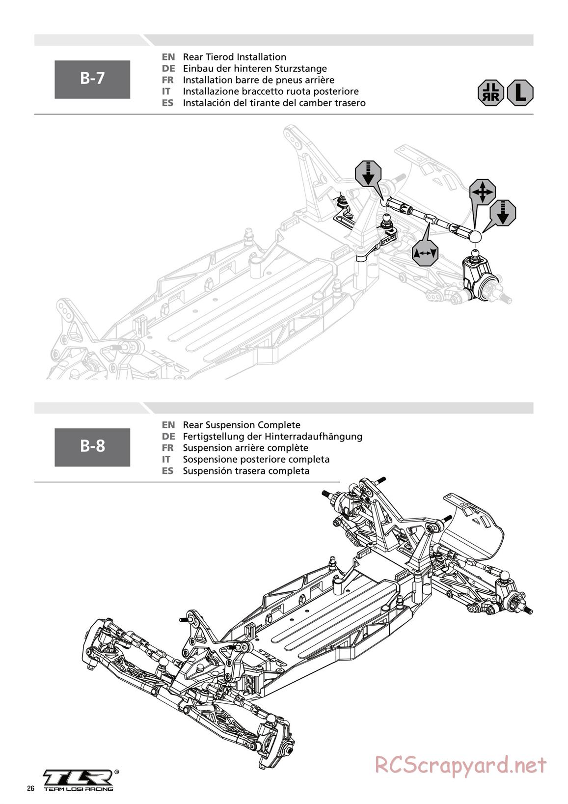 Team Losi - TLR 22 2.0 - Manual - Page 26