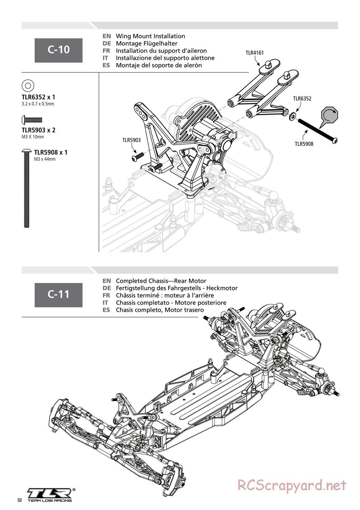 Team Losi - TLR 22 2.0 - Manual - Page 32