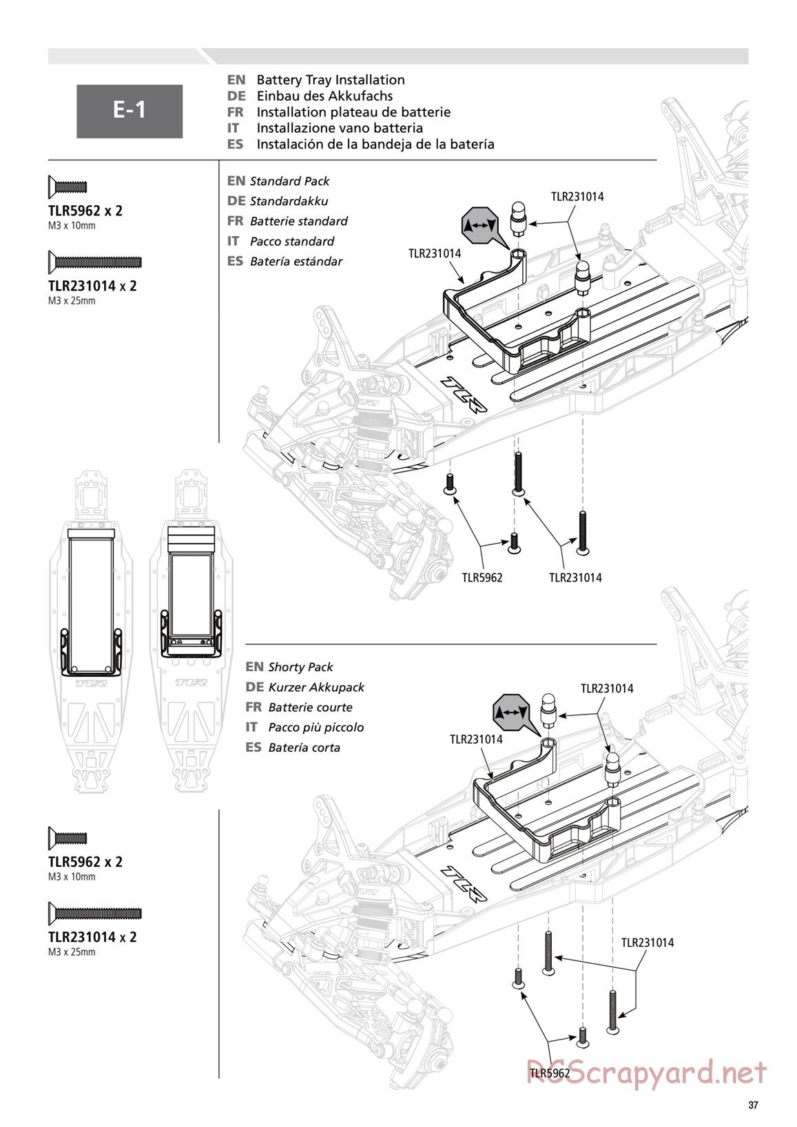 Team Losi - TLR 22 2.0 - Manual - Page 37