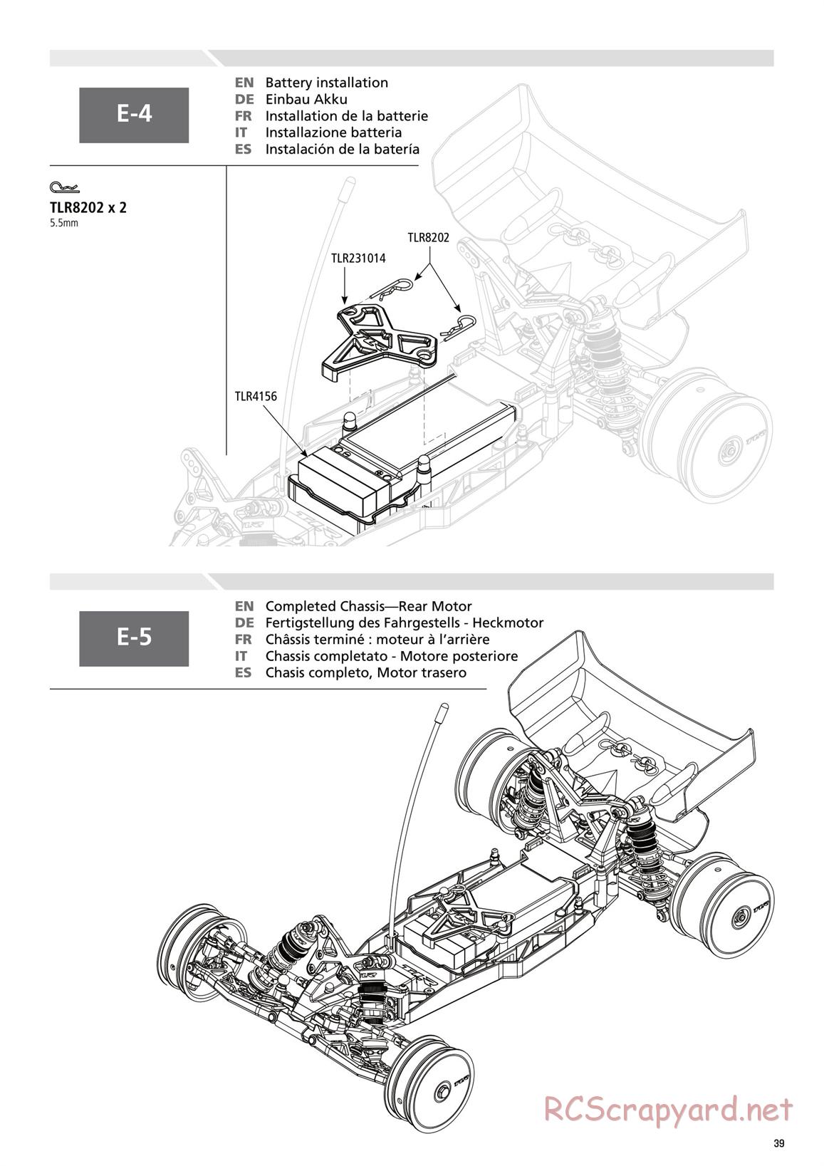 Team Losi - TLR 22 2.0 - Manual - Page 39