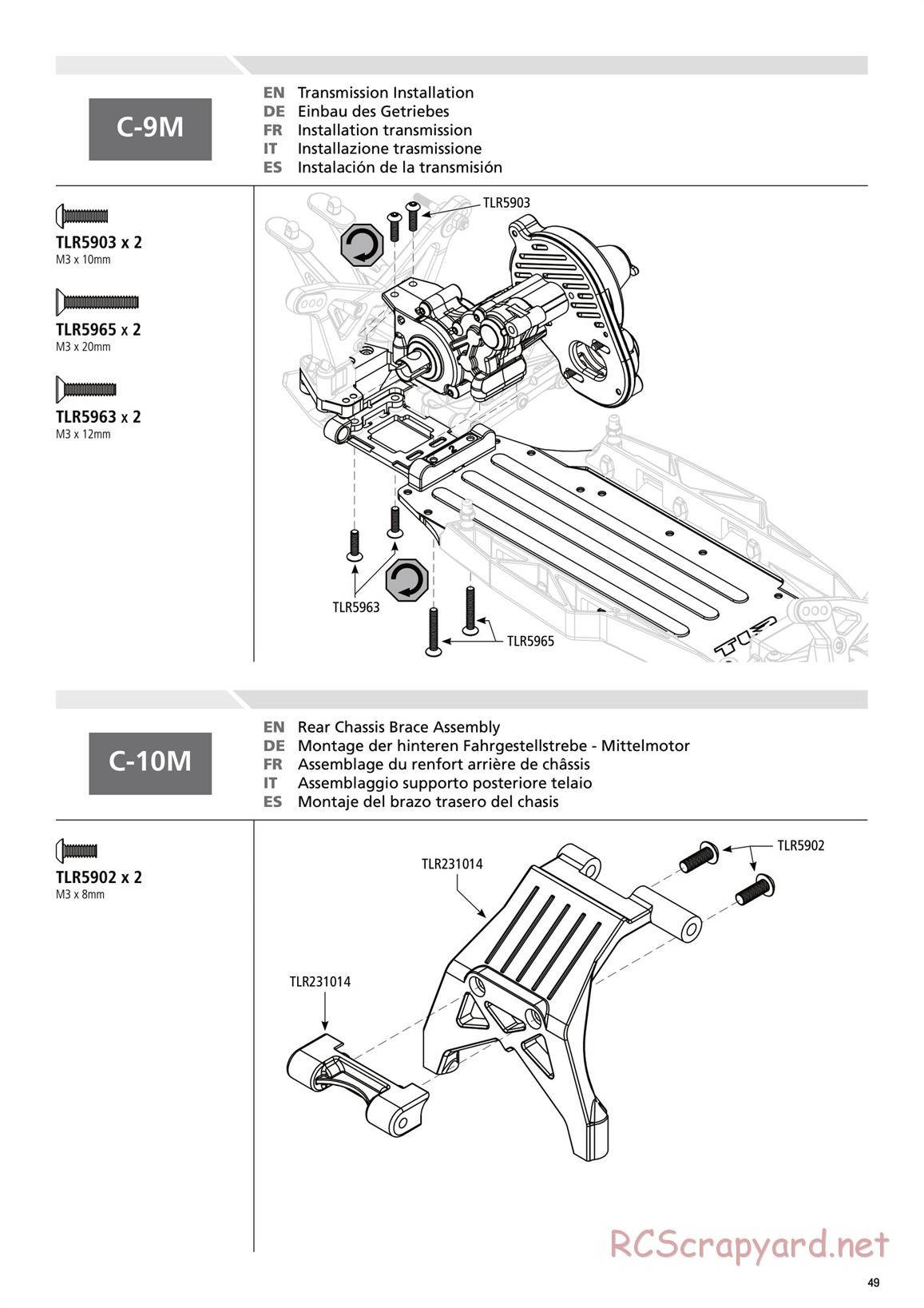 Team Losi - TLR 22 2.0 - Manual - Page 49