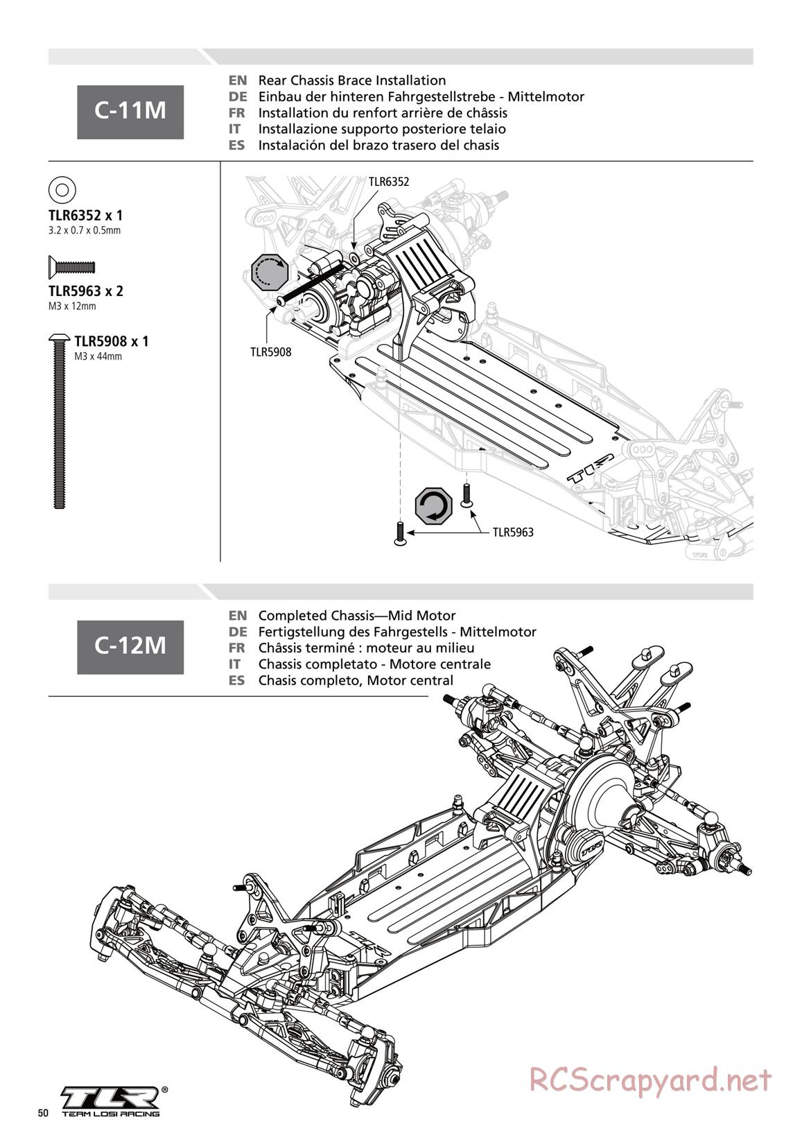 Team Losi - TLR 22 2.0 - Manual - Page 50