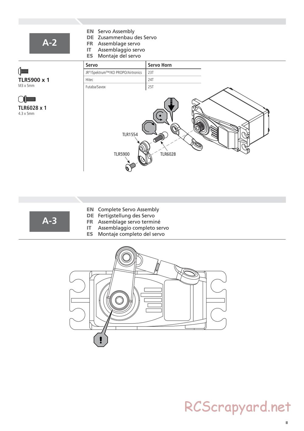 Team Losi - 22SCT 2.0 Race - Manual - Page 11