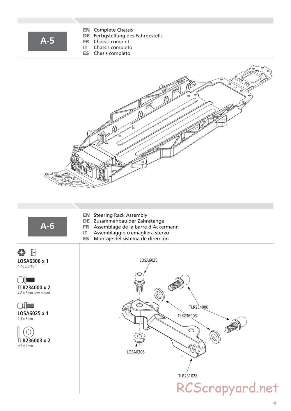 Team Losi - 22SCT 2.0 Race - Manual - Page 13