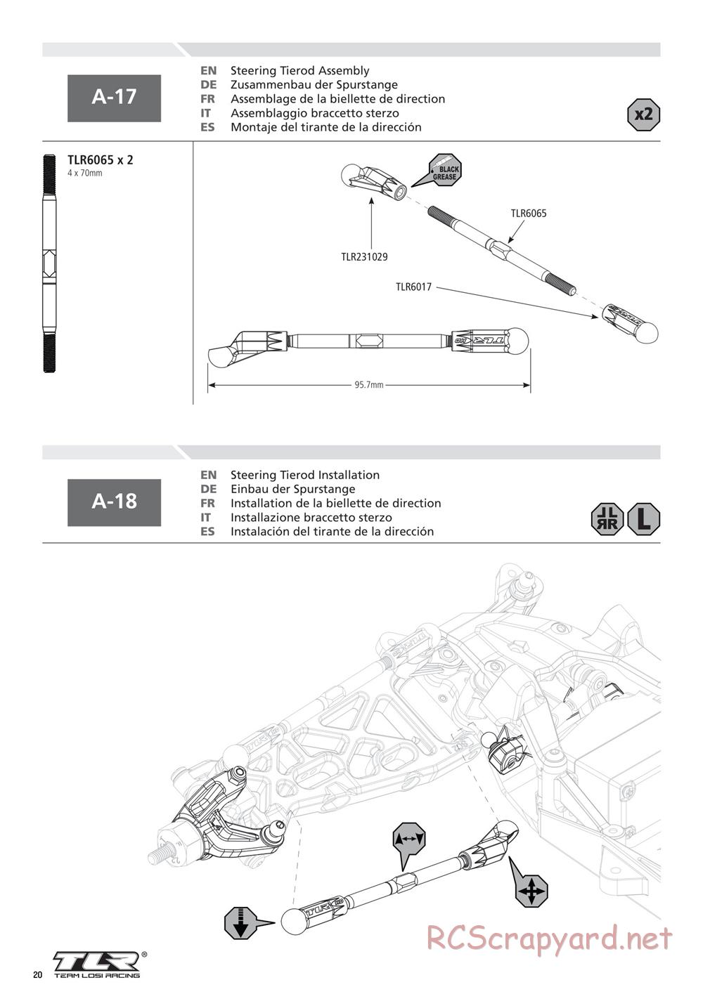 Team Losi - 22SCT 2.0 Race - Manual - Page 20