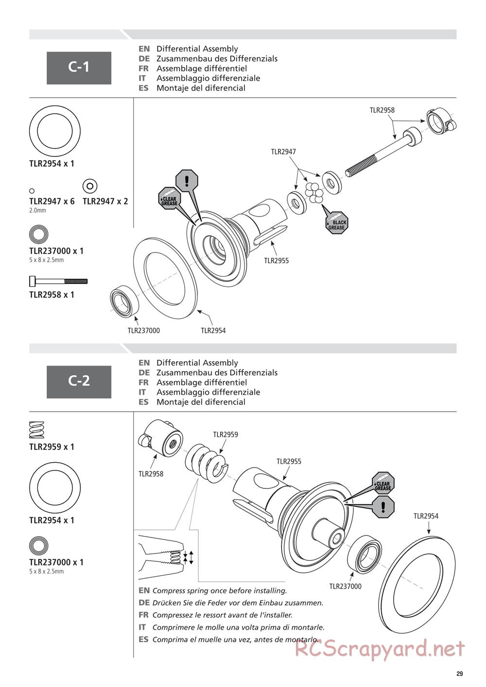 Team Losi - 22SCT 2.0 Race - Manual - Page 29