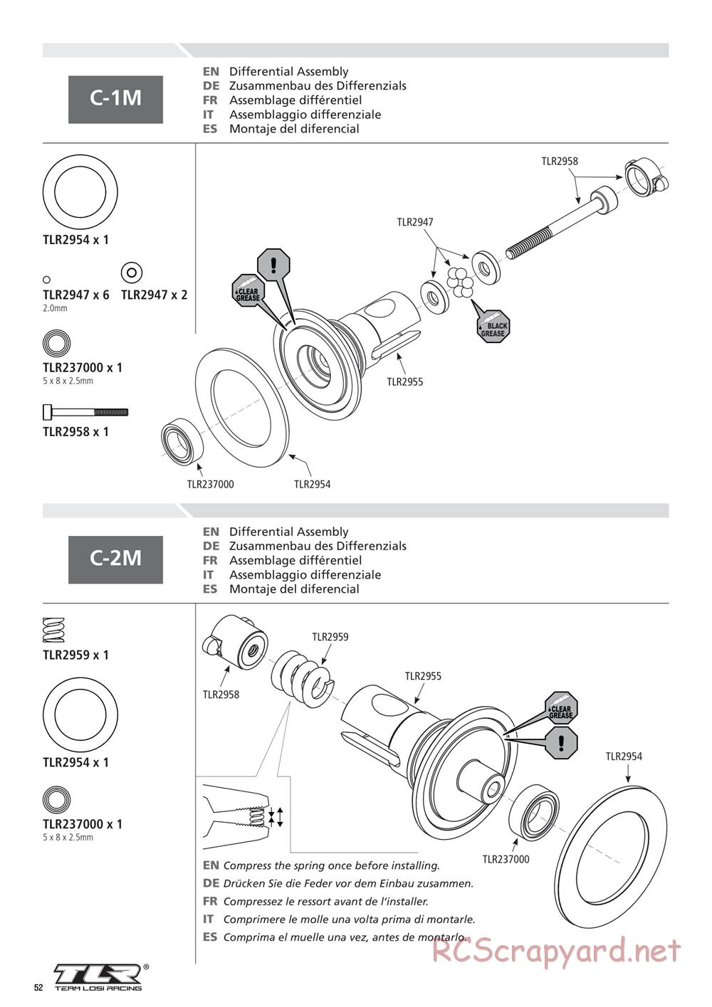 Team Losi - 22SCT 2.0 Race - Manual - Page 52