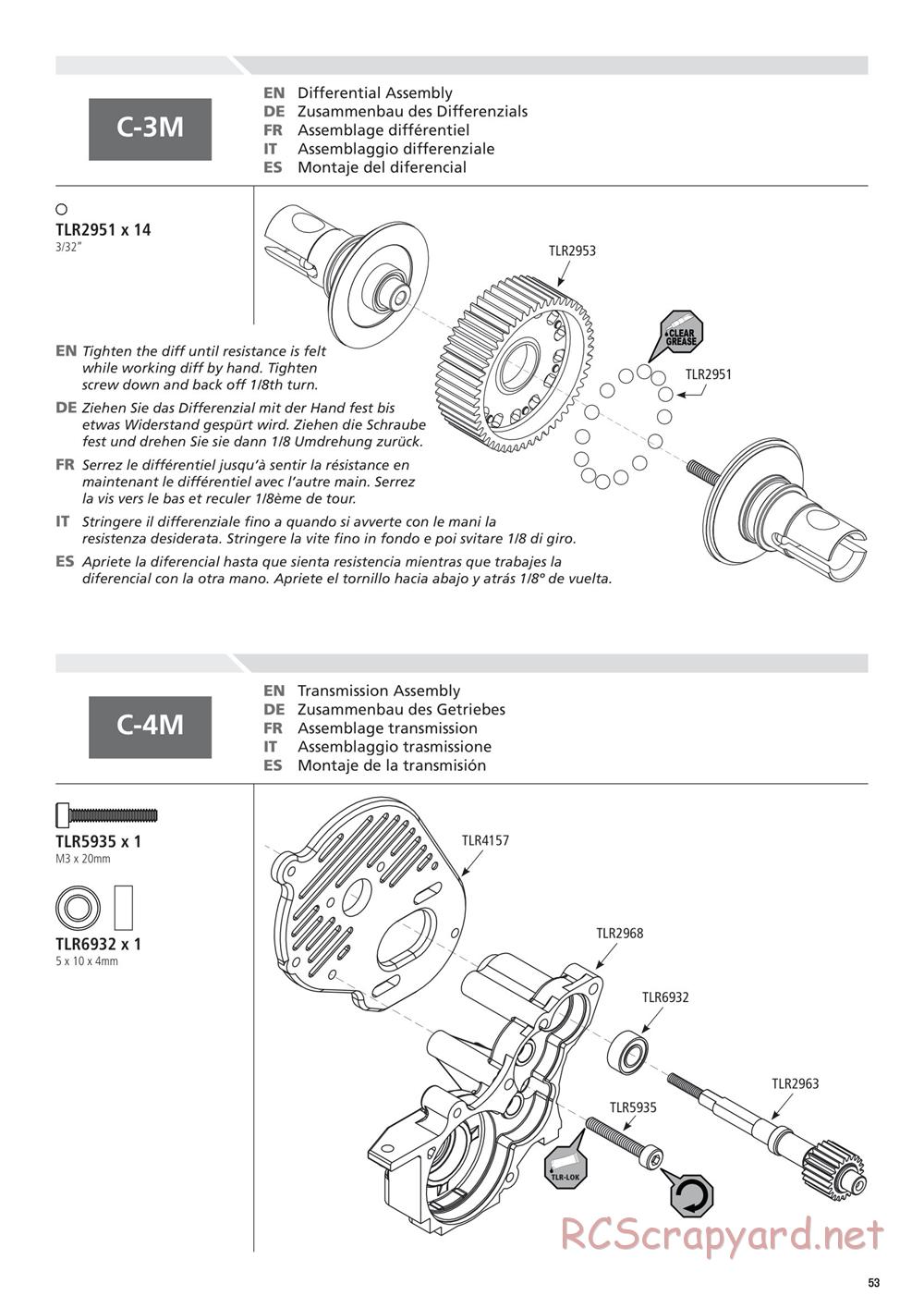 Team Losi - 22SCT 2.0 Race - Manual - Page 53
