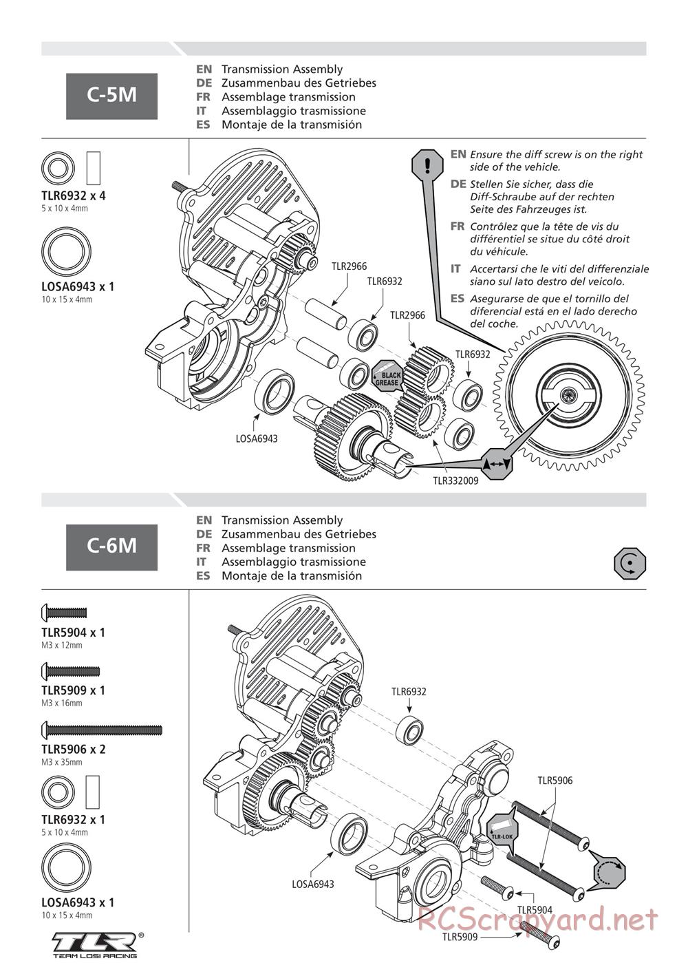 Team Losi - 22SCT 2.0 Race - Manual - Page 54