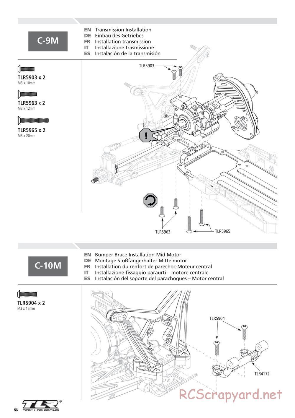 Team Losi - 22SCT 2.0 Race - Manual - Page 56