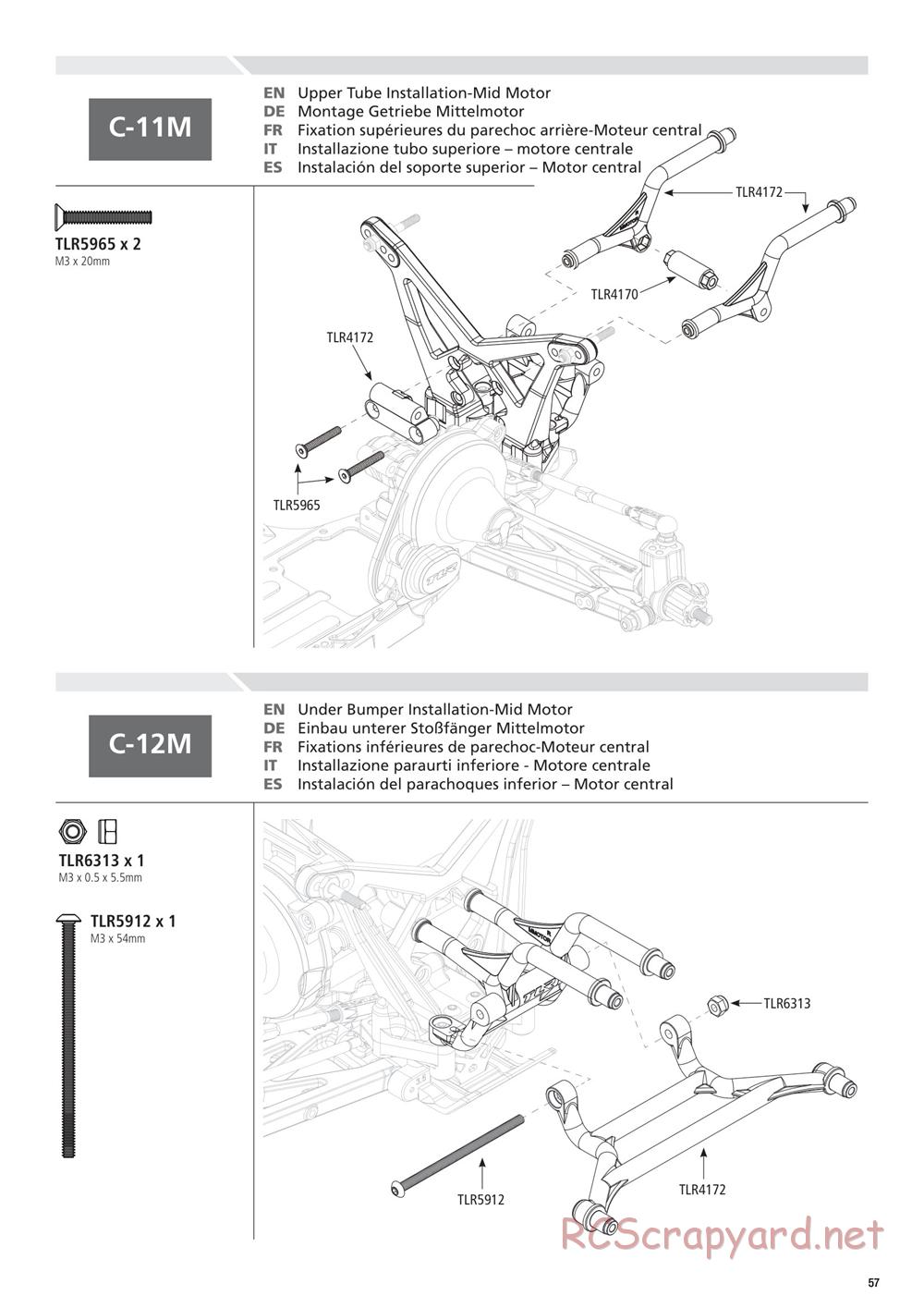 Team Losi - 22SCT 2.0 Race - Manual - Page 57