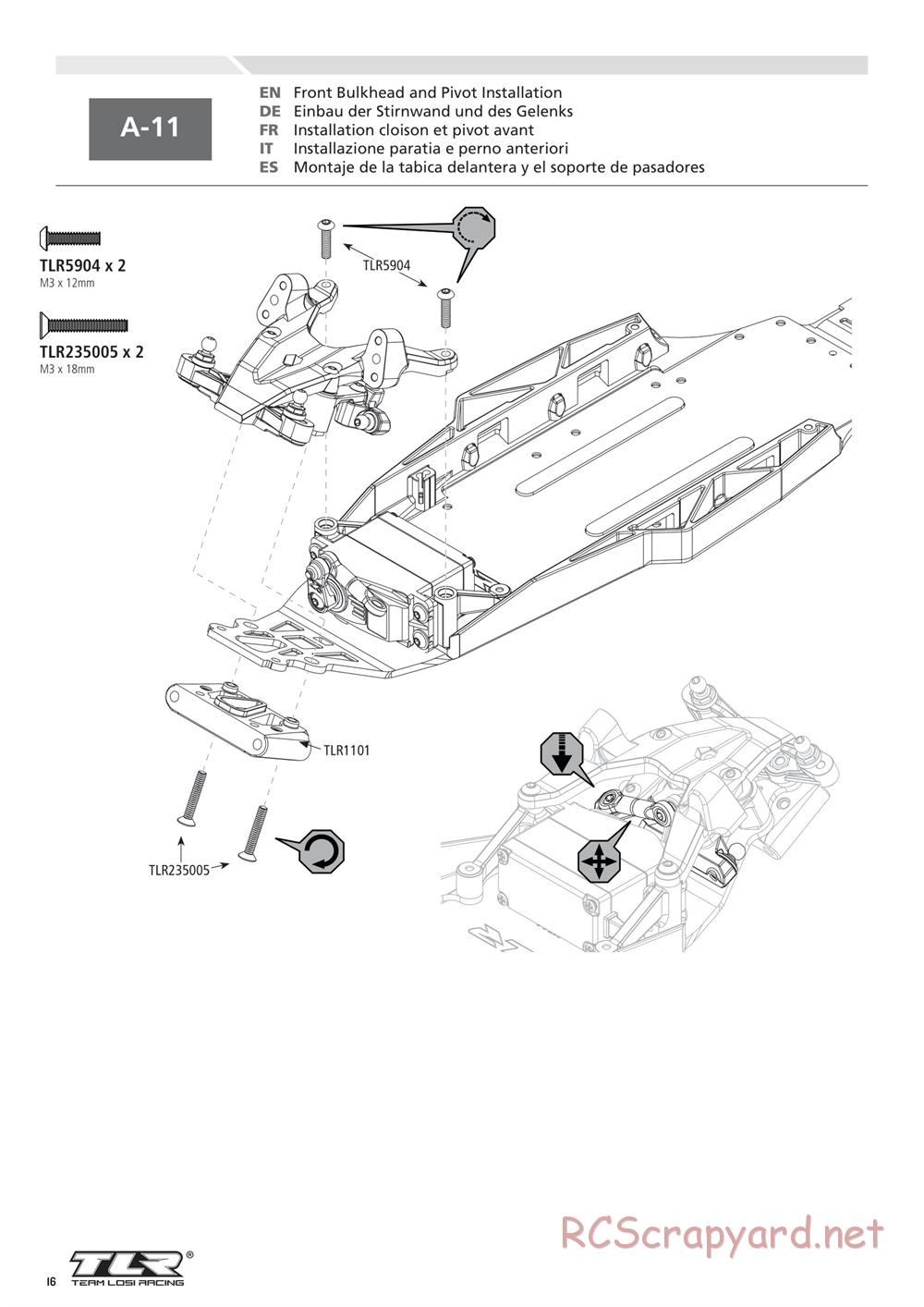 Team Losi - 22T 2.0 Race - Manual - Page 16