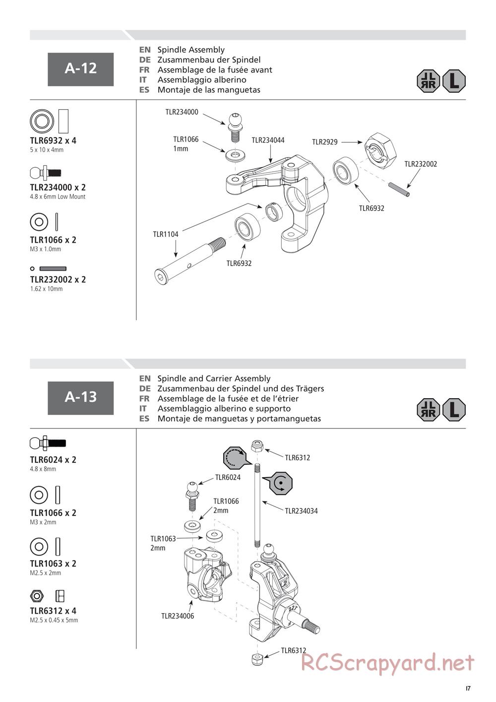 Team Losi - 22T 2.0 Race - Manual - Page 17