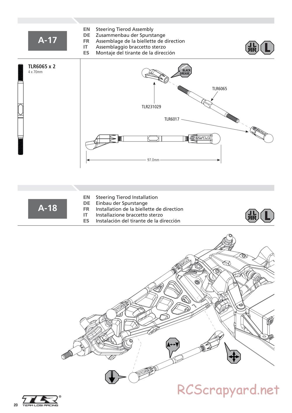 Team Losi - 22T 2.0 Race - Manual - Page 20