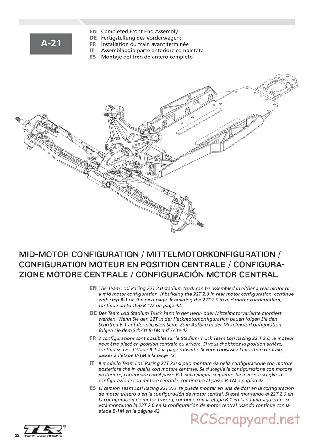 Team Losi - 22T 2.0 Race - Manual - Page 22