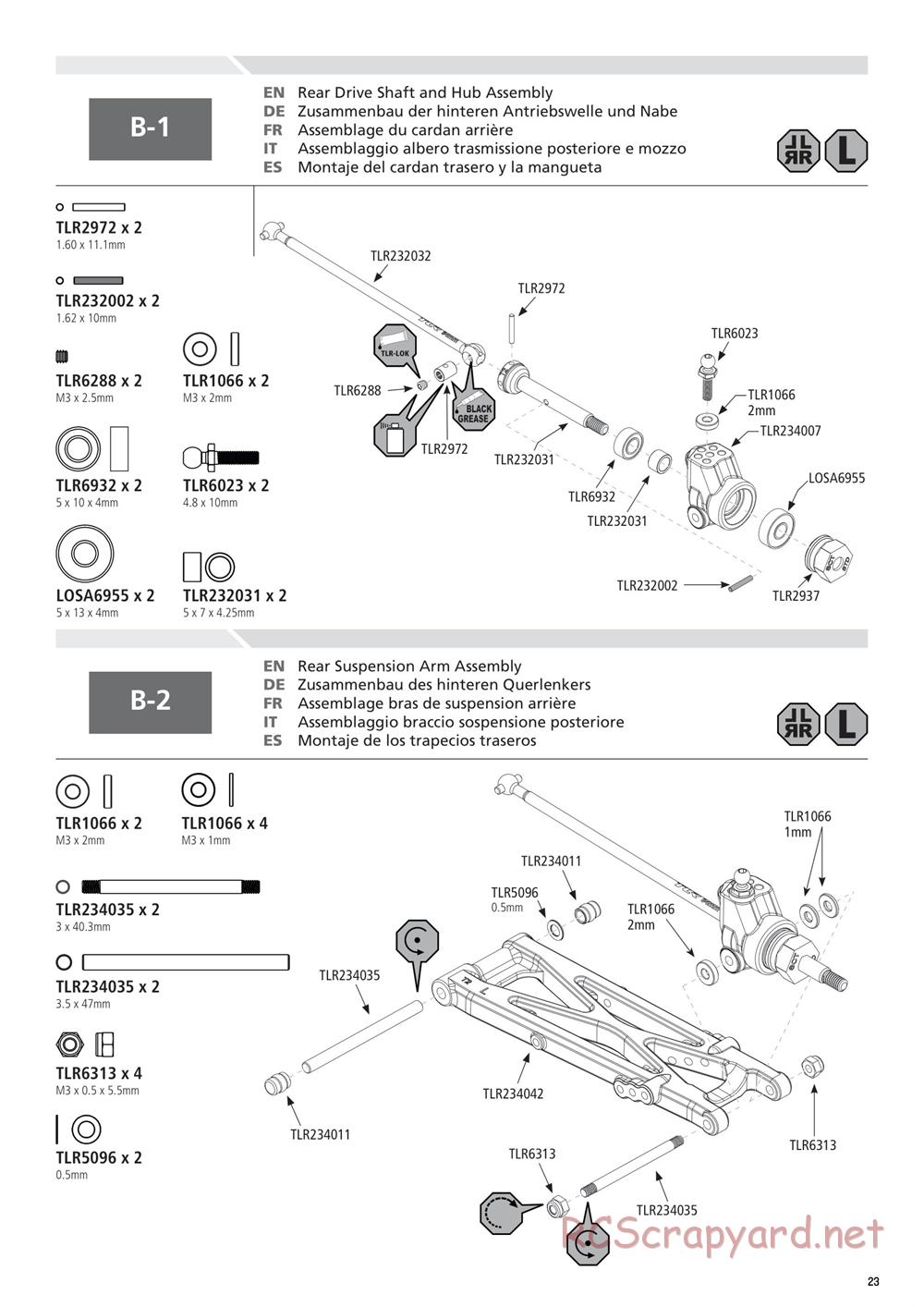 Team Losi - 22T 2.0 Race - Manual - Page 23