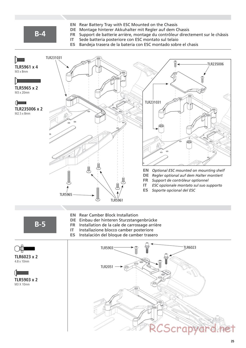 Team Losi - 22T 2.0 Race - Manual - Page 25