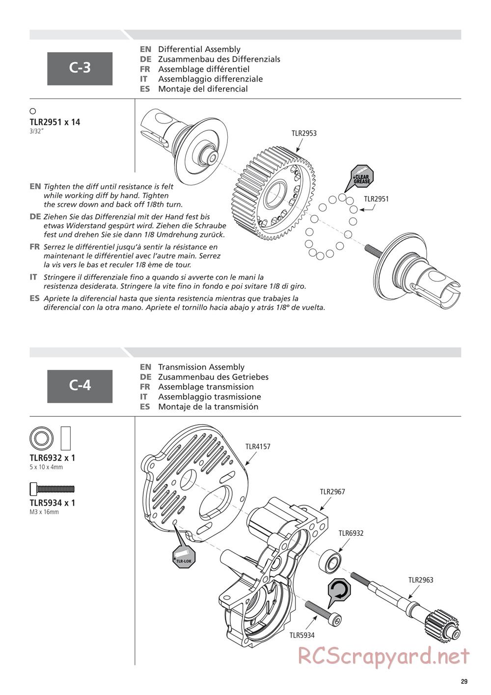 Team Losi - 22T 2.0 Race - Manual - Page 29