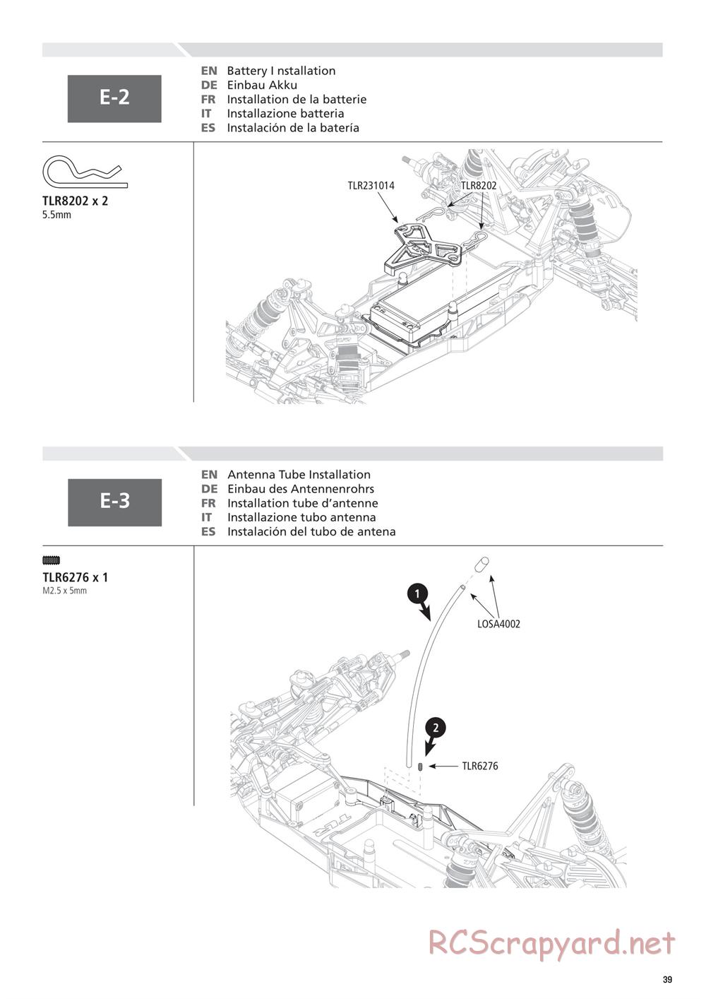 Team Losi - 22T 2.0 Race - Manual - Page 39