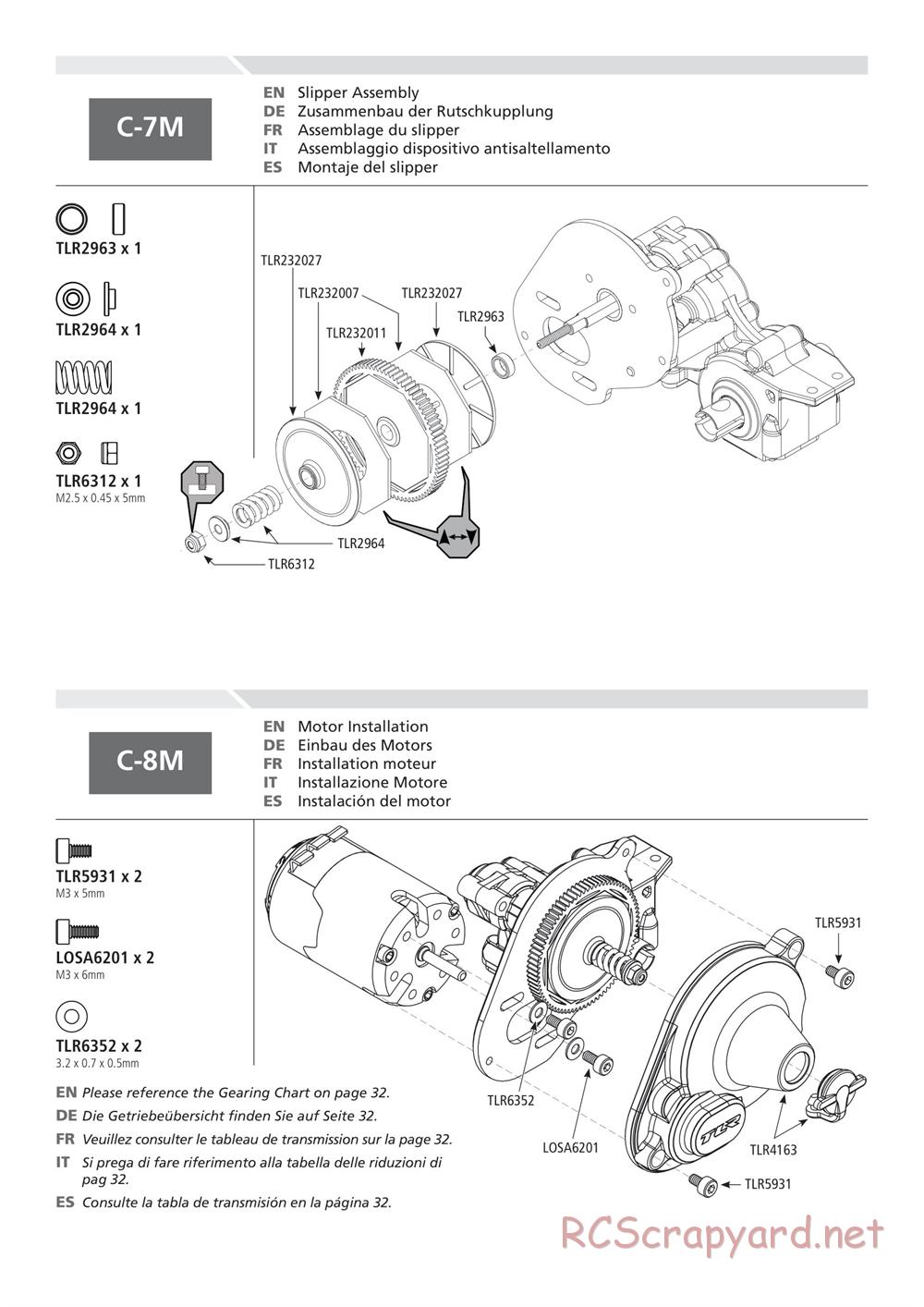 Team Losi - 22T 2.0 Race - Manual - Page 50