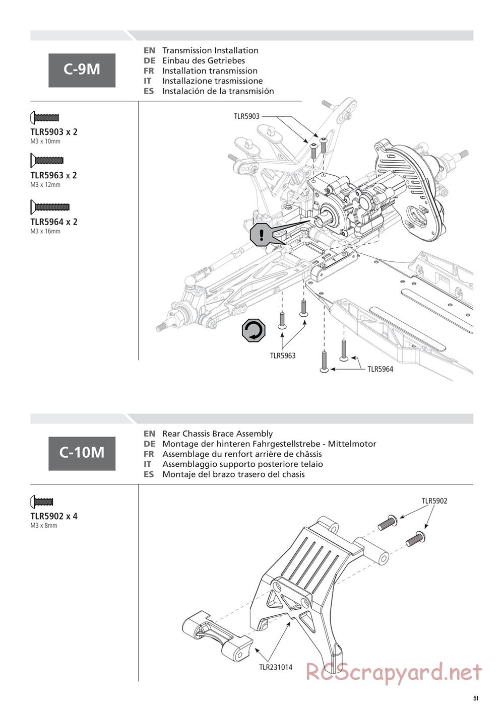 Team Losi - 22T 2.0 Race - Manual - Page 51
