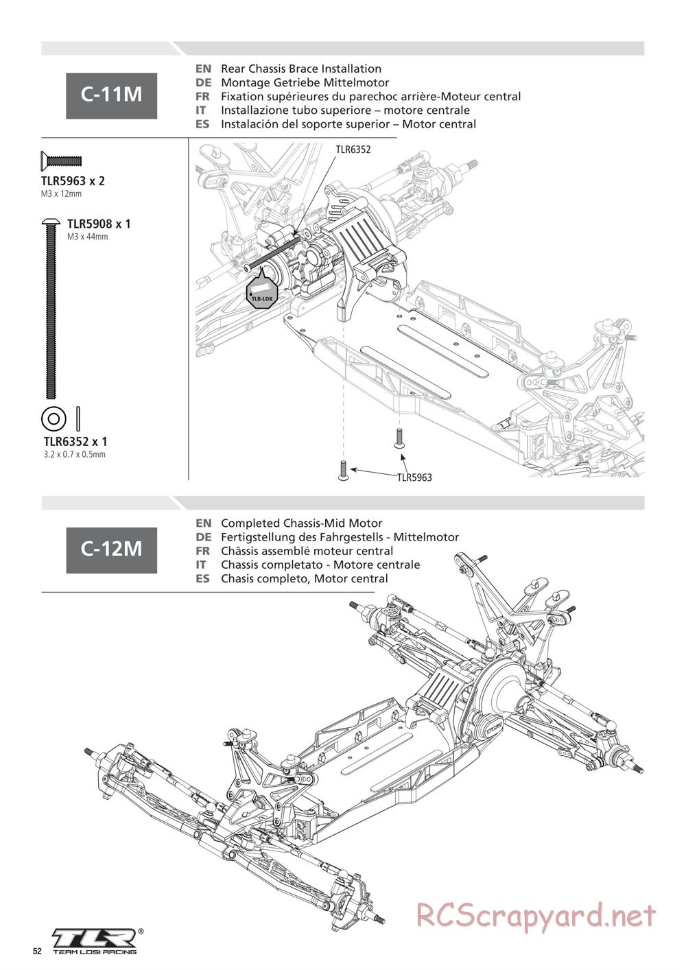 Team Losi - 22T 2.0 Race - Manual - Page 52
