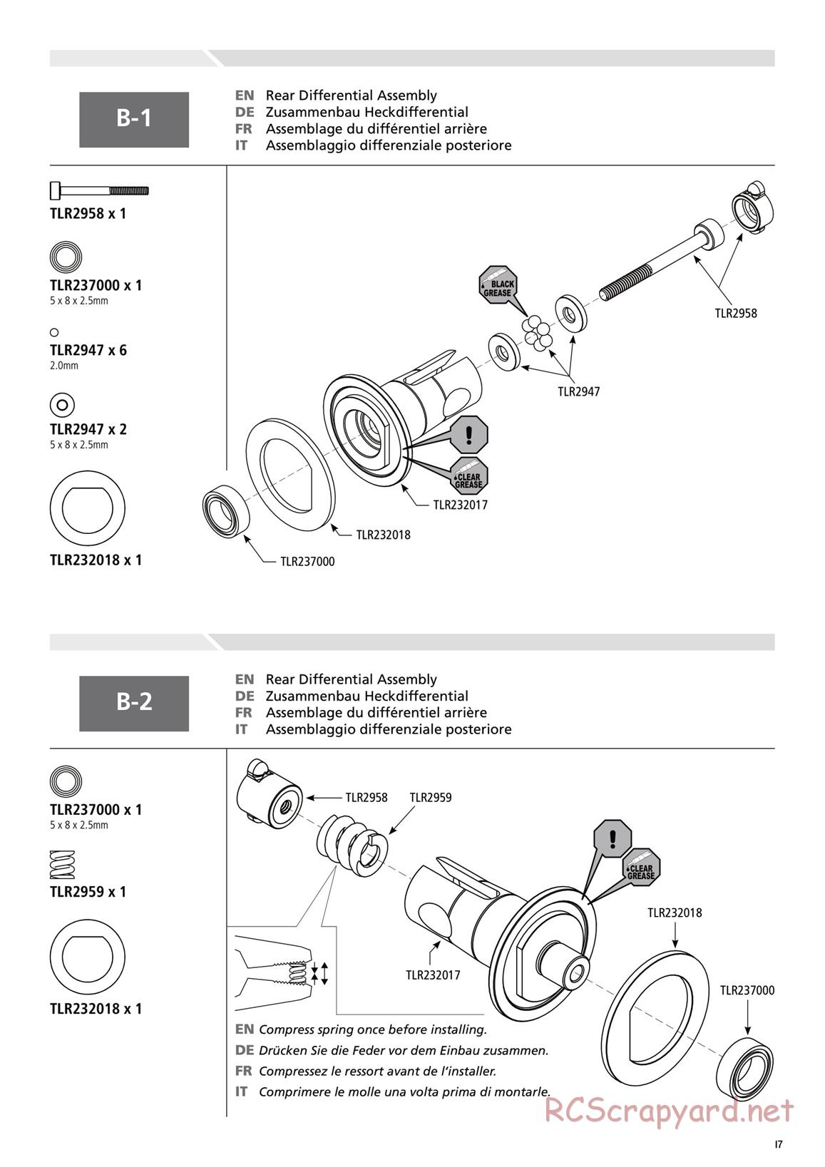 Team Losi - TLR 22-4 - Manual - Page 17