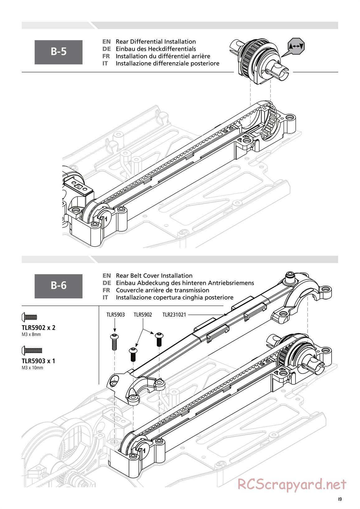 Team Losi - TLR 22-4 - Manual - Page 19