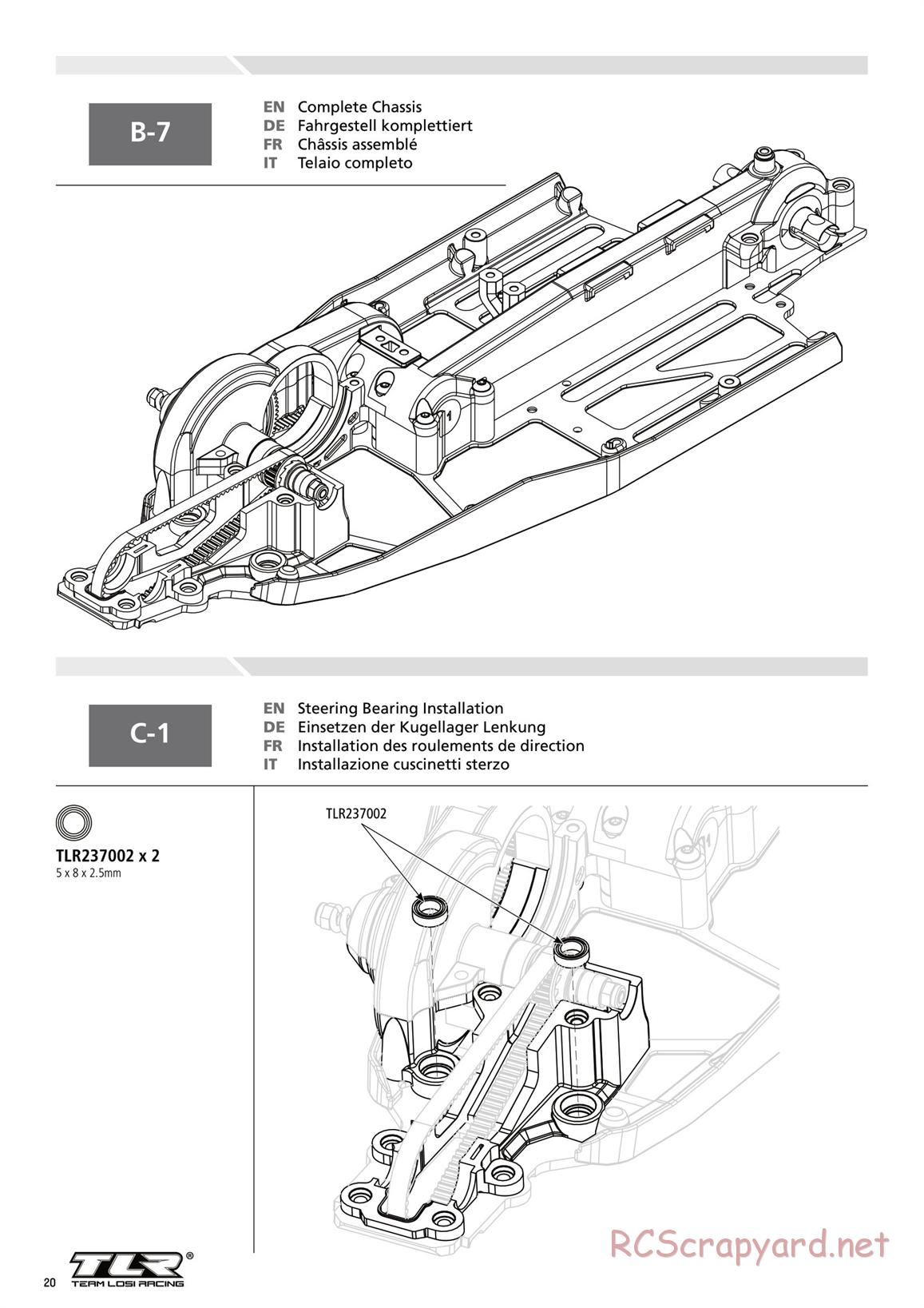 Team Losi - TLR 22-4 - Manual - Page 20