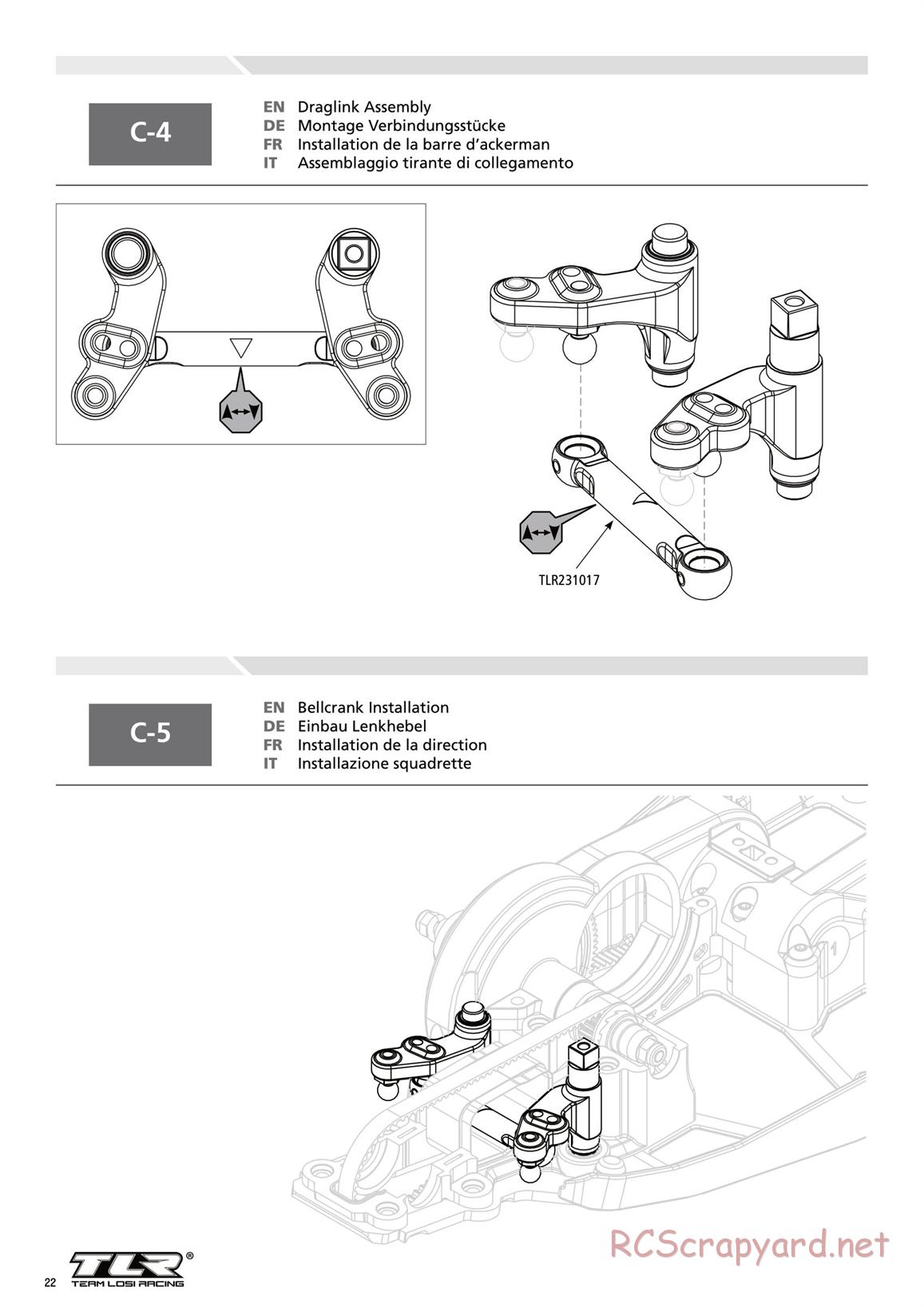 Team Losi - TLR 22-4 - Manual - Page 22